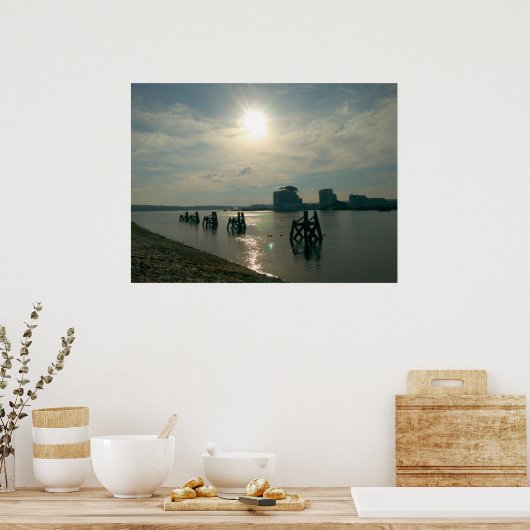 Cardiff Bay Poster (Küche)