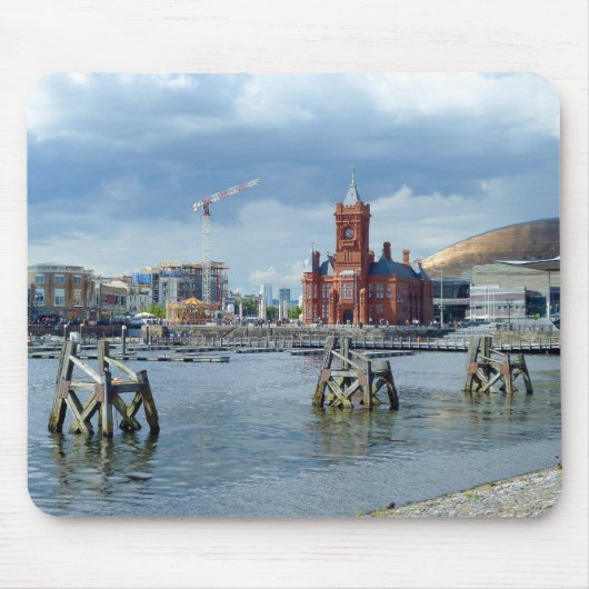 Cardiff-Bucht, Cardiff, Wales Mousepad (Vorne)