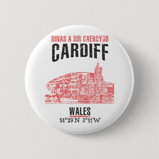 Cardiff Button (Vorderseite)