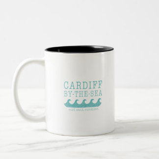 Cardiff by Sea Design - San Diego Encinitas Zweifarbige Tasse