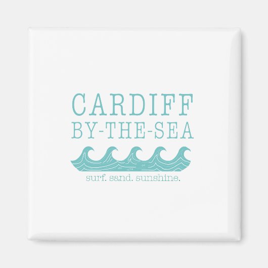 Cardiff by the Sea Print - San Diego Encinitas Magnet (Vorne)