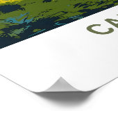 Cardiff California Travel Print Poster (Ecke)