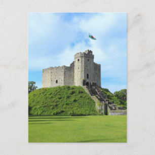 Cardiff Castle Behalt II Postkarte