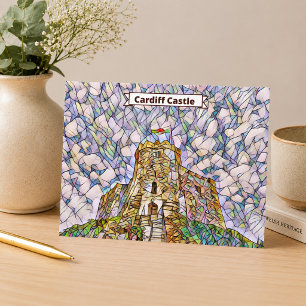 Cardiff Castle Behalt Postkarte