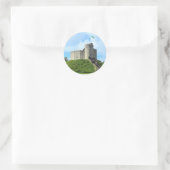 Cardiff Castle Behalt Runder Aufkleber (Tasche)