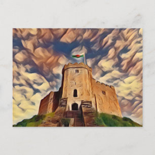 Cardiff Castle, Cardiff, Wales Postcard Postkarte
