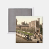 Cardiff Castle I, Cardiff, Wales Magnet (Vorderseite/Rückseite)