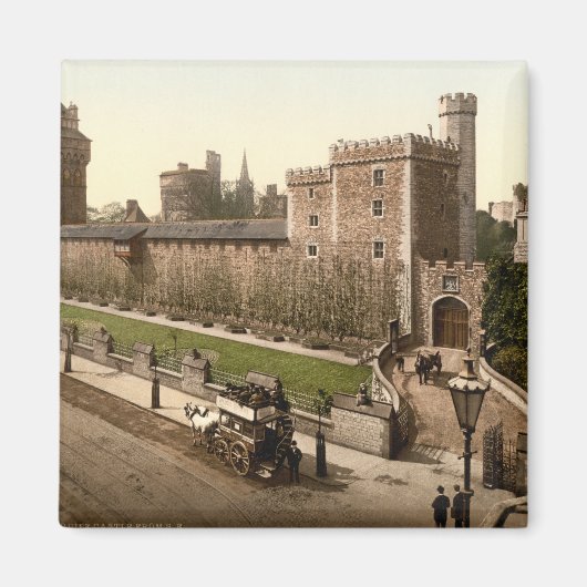 Cardiff Castle I, Cardiff, Wales Magnet (Vorne)