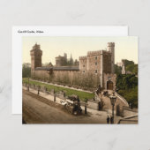 Cardiff Castle I, Cardiff, Wales Postkarte (Vorne/Hinten)