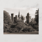 Cardiff Castle II - Sepia Postkarte (Vorderseite)