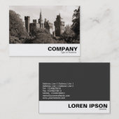 Cardiff Castle II - Sepia Visitenkarte (Vorne/Hinten)