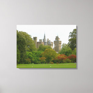 Cardiff Castle Leinwanddruck