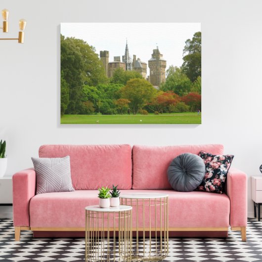 Cardiff Castle Leinwanddruck (Insitu (Wohnzimmer))