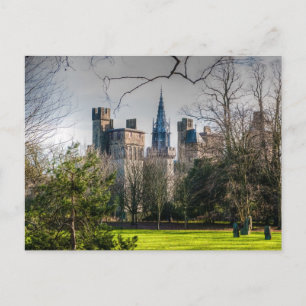 Cardiff Castle Postkarte