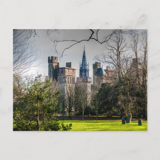 Cardiff Castle Postkarte (Vorderseite)
