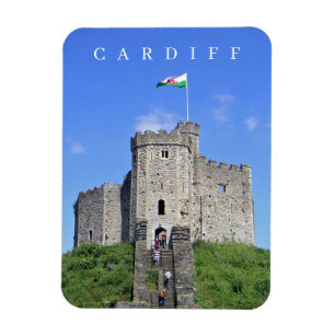 Cardiff Castle View Kühlschrankmagnet Magnet
