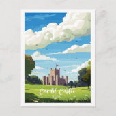 Cardiff Castle Wales Postkarte (Vorderseite)