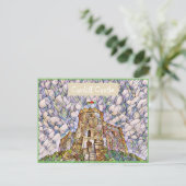 Cardiff Castle, Wales, UK Mosaic Effect Postcard Postkarte (Stehend Vorderseite)