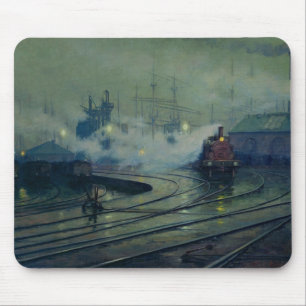 Cardiff-Docks, 1896 Mousepad