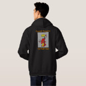 Cardiff-Drachen Korfball Hoodie (Schwarz voll)