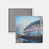Cardiff Millennium Stadium Magnet (Vorderseite/Rückseite)