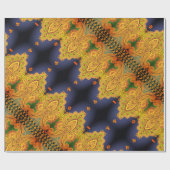 Cardiff Paisley Sangria Geschenkpapier (Flach)