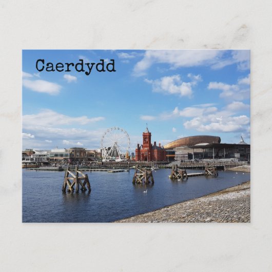 Cardiff Postcard Caerdydd Postkarte (Vorderseite)