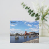 Cardiff Postcard Postkarte (Stehend Vorderseite)
