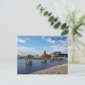 Cardiff Postcard Postkarte (Stehend Vorderseite)