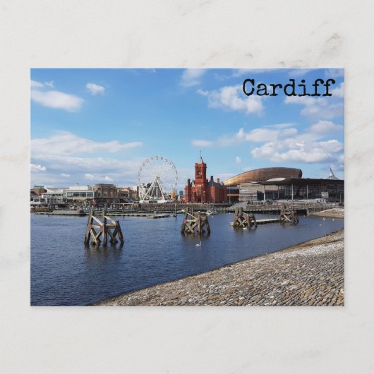 Cardiff Postcard Postkarte (Vorderseite)