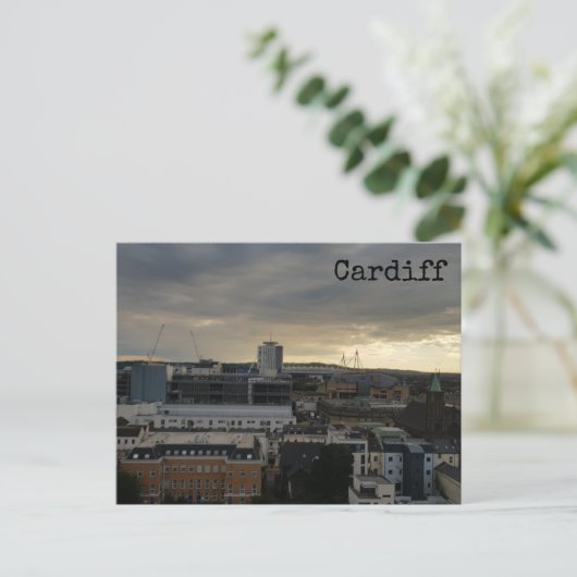 Cardiff Postcard Postkarte (Stehend Vorderseite)