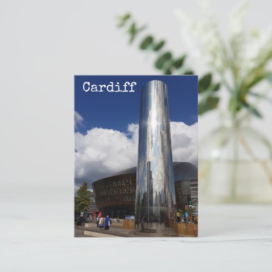 Cardiff Postcard Postkarte (Stehend Vorderseite)