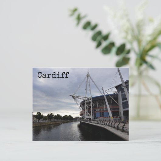 Cardiff Postcard Postkarte (Stehend Vorderseite)