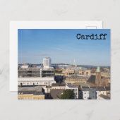 Cardiff Postcard Postkarte (Vorne/Hinten)