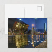 Cardiff Postkarte (Vorne/Hinten)