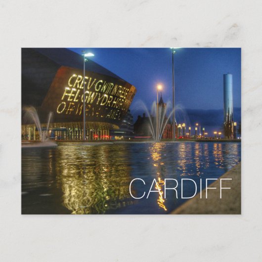 Cardiff Postkarte (Vorderseite)