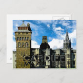 Cardiff Postkarte (Vorne/Hinten)