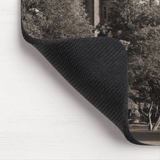 Cardiff-Schloss II - Sepia Mousepad (Ecke)