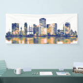 Cardiff Skyline Banner (Messe)