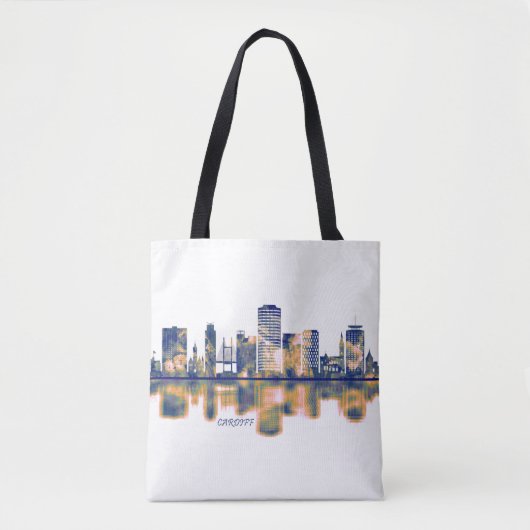 Cardiff Skyline Tasche (Vorderseite)