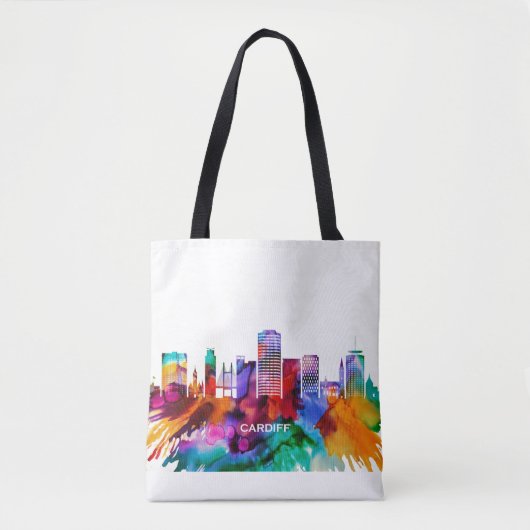 Cardiff Skyline Tasche (Vorderseite)
