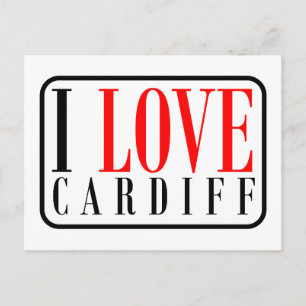 Cardiff, Stadtdesign in Alabama Postkarte