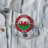 Cardiff Wales Button (Beispiel)