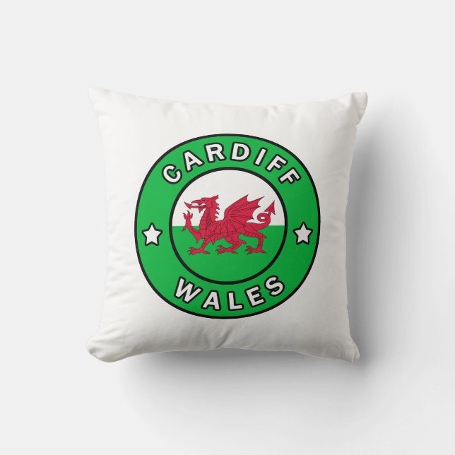 Cardiff Wales Kissen (Vorderseite)