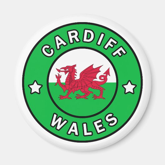 Cardiff Wales Magnet (Vorne)