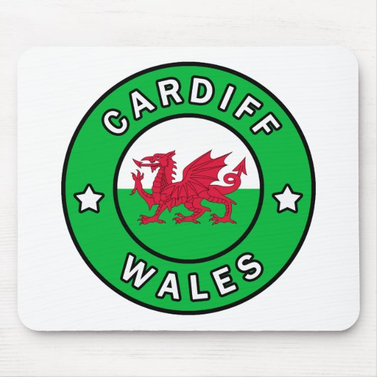 Cardiff Wales Mousepad (Vorne)