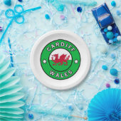 Cardiff Wales Pappteller (Party)