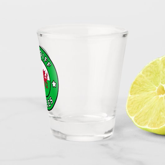 Cardiff Wales Schnapsglas (Rechts)