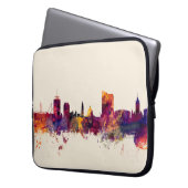 Cardiff Wales Skyline Laptopschutzhülle (Vorderseite Links)