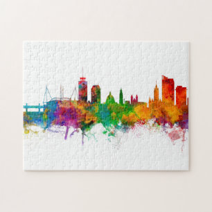 Cardiff Wales Skyline Puzzle